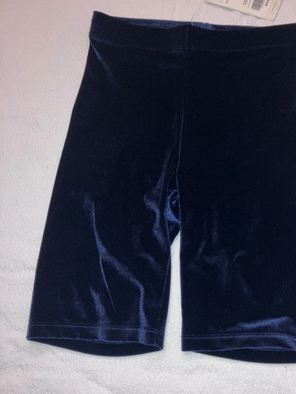 Fabletics Shorts, Navy Velour, S, NWT
